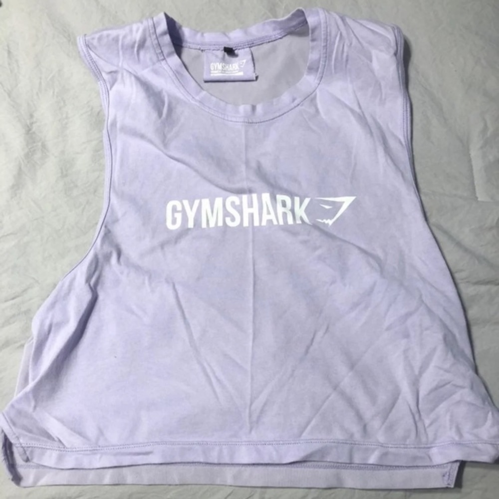 GYMSHARK LILAC CROP TOP